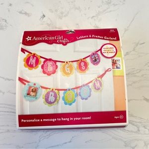 NIB American Girl Letters and Frames Garland  153 pcs